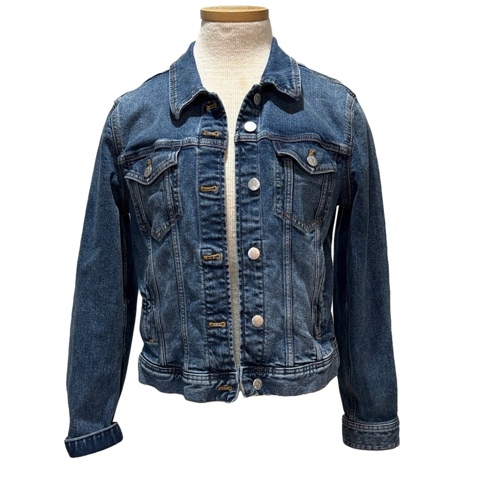 J Crew sz M medium wash denim jacket
